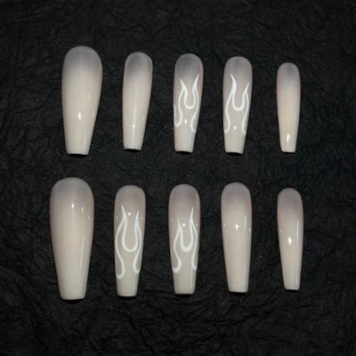 Ungles monocromes ombres